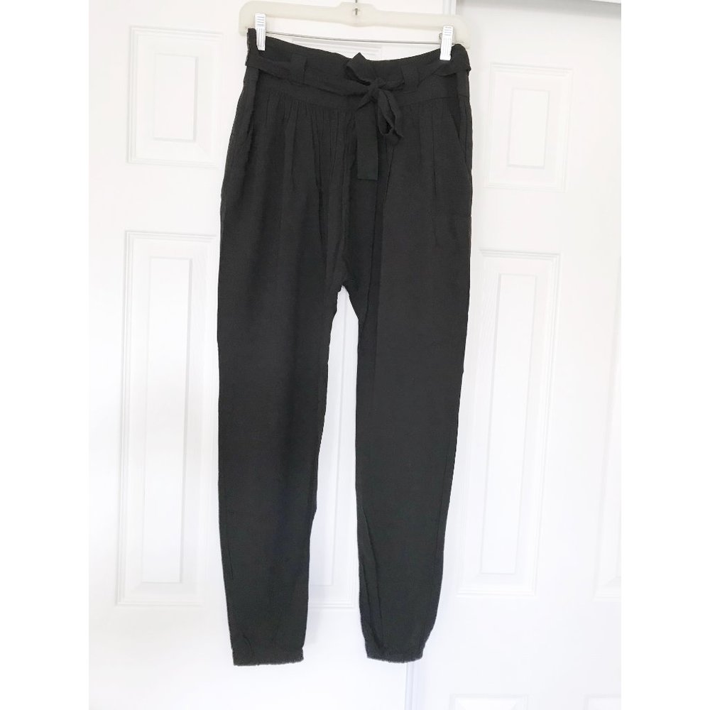 Forever 21 Drop Crotch Harem Black dress pants